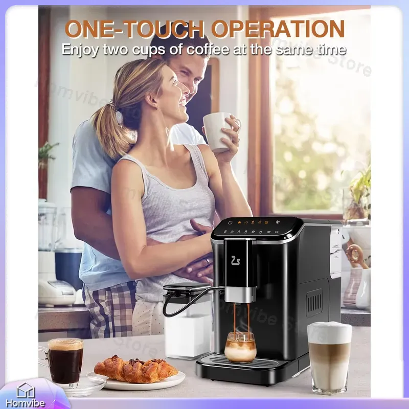 Milk Frother Automatic - 20바 완전 자동 에스프레소 머신, 내장