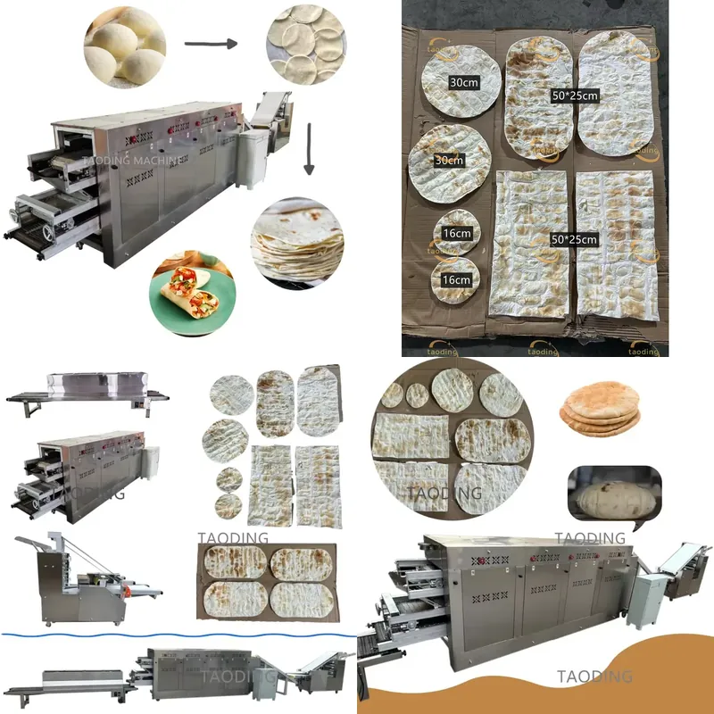 Roti Maker Automatic - 고효율 전자동 또띠아 기계 아랍빵 제조기