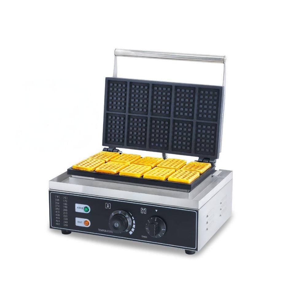 220V 상업용 스테인리스 스틸 논스틱 벨기에 와플 기 - Waffle Iron Belgian 리뷰 및 가격