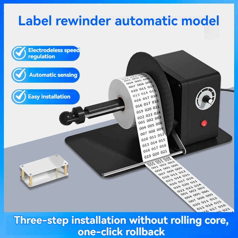 12V 자동 라벨 되감기 기계 - 케어 라벨, 산업용  - Roti Maker Automatic 리뷰 및 가격