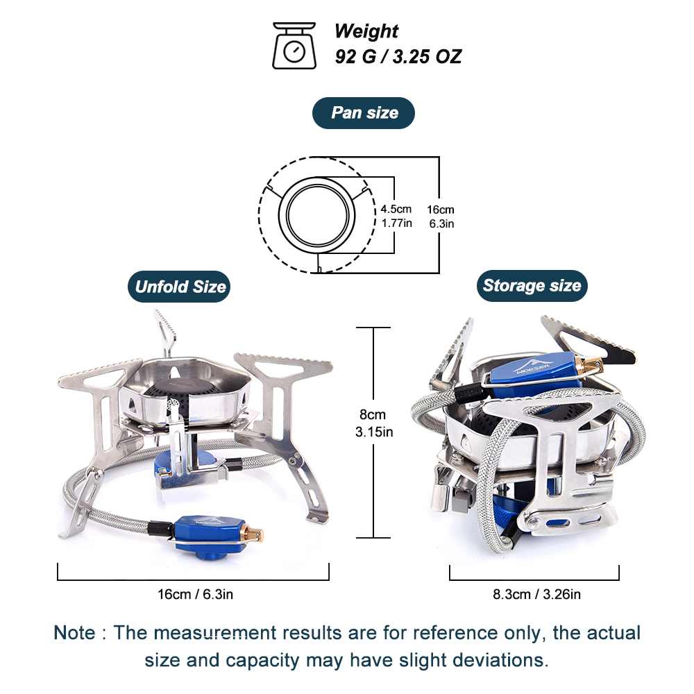캠핑용 스토브, 야외용 가스 버너, 3500W 방풍 히 - Kitchen Appliances Gas Stove 리뷰 및 가격