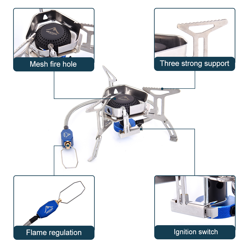캠핑용 스토브, 야외용 가스 버너, 3500W 방풍 히 - Kitchen Appliances Gas Stove 리뷰 및 가격