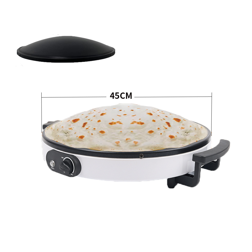 도매 2000W 17.7인치 돔형 논스틱 코팅 크레페  - Roti Maker Automatic 리뷰 및 가격