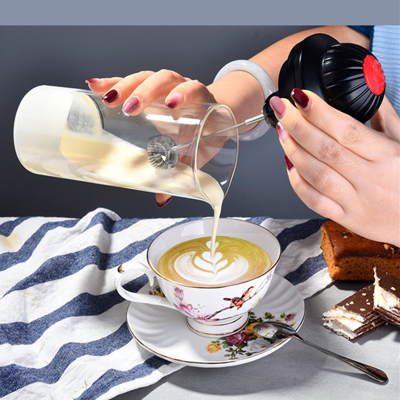 400ml 휴대용 전기 우유 거품기 스테인레스 스틸 믹 - Milk Frother Automatic 리뷰 및 가격