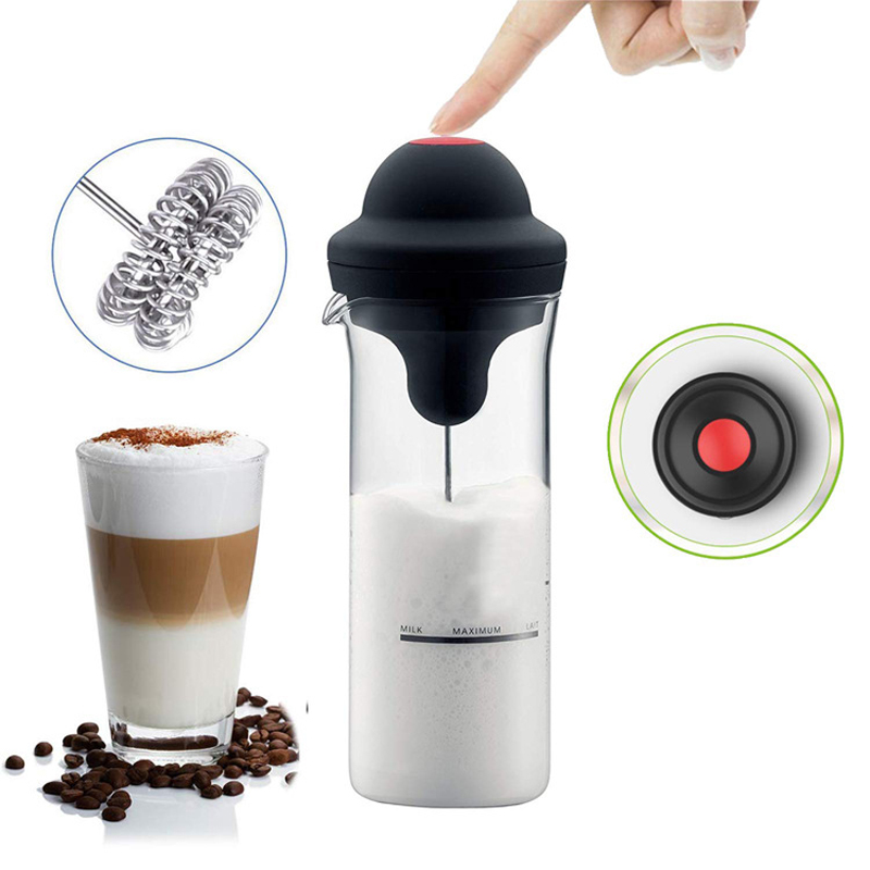 400ml 휴대용 전기 우유 거품기 스테인레스 스틸 믹 - Milk Frother Automatic 리뷰 및 가격