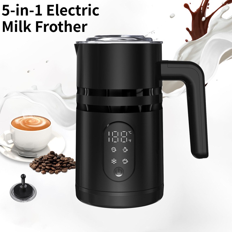5-in-1 다기능 전기 우유 거품기 스티머 분리형 스 - Milk Frother Automatic 리뷰 및 가격
