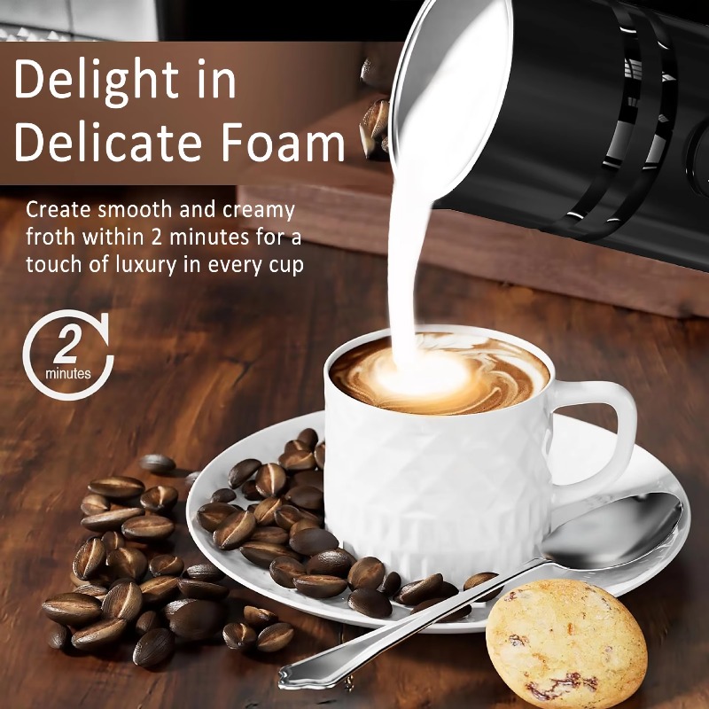 5-in-1 다기능 전기 우유 거품기 스티머 분리형 스 - Milk Frother Automatic 리뷰 및 가격