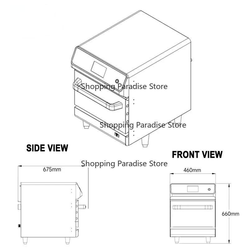 상업용 터보 셰프 스타일 고속 전자레인지 빠른 조리 오 - Kitchen Appliances In Sale 리뷰 및 가격