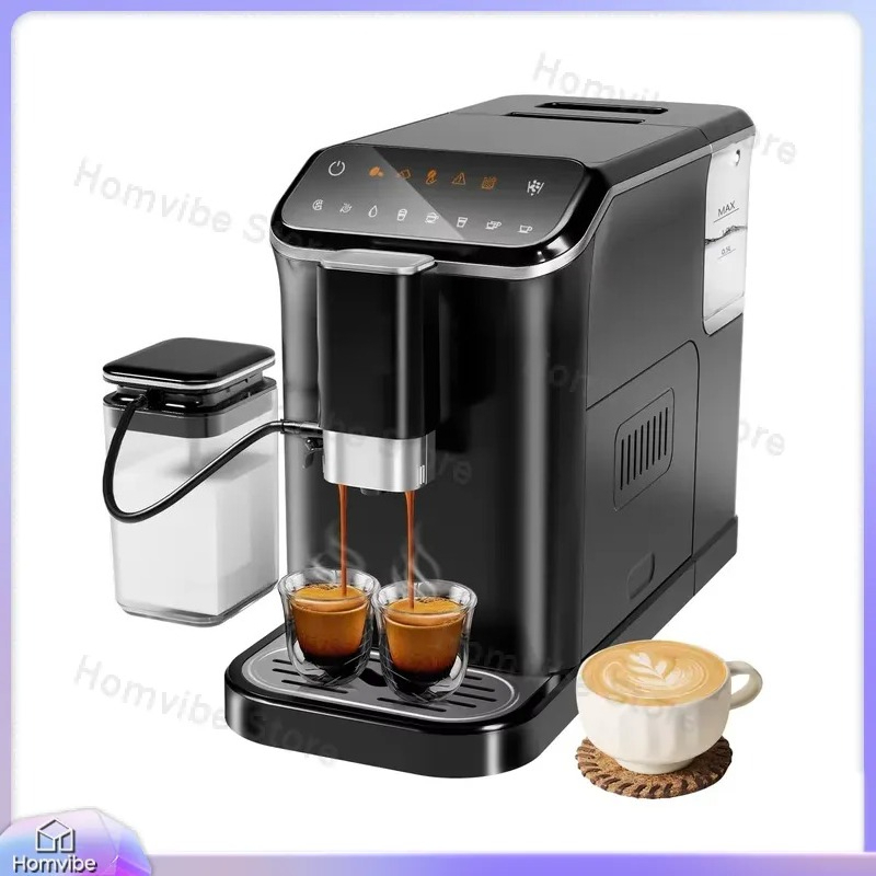 20바 완전 자동 에스프레소 머신, 내장 그라인더 및  - Milk Frother Automatic 리뷰 및 가격