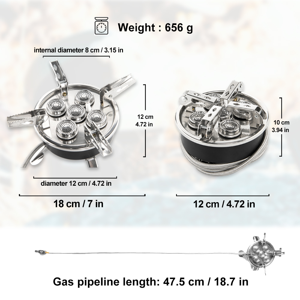Widesea 캠핑 5in1 가스 스토브 야외 빅 파워 - Kitchen Appliances Gas Stove 리뷰 및 가격