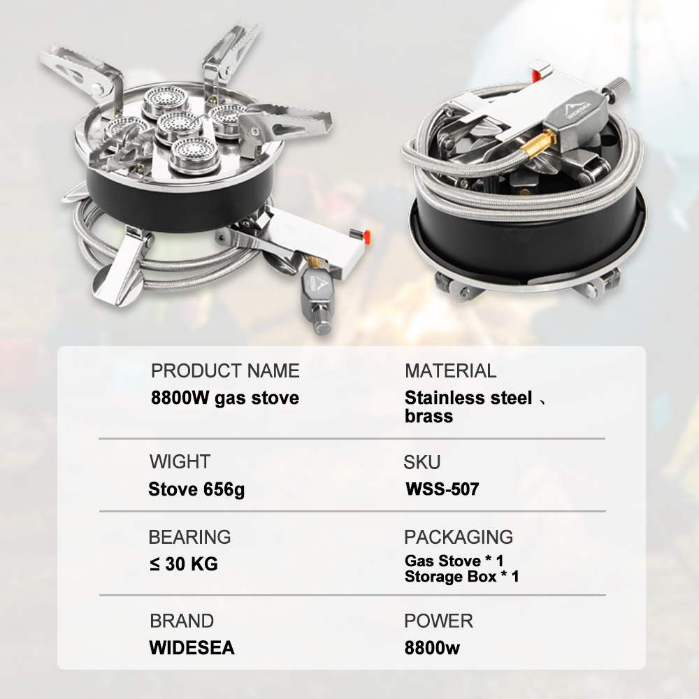 Widesea 캠핑 5in1 가스 스토브 야외 빅 파워 - Kitchen Appliances Gas Stove 리뷰 및 가격